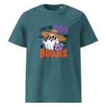 Unisex organic ribbed neck t-shirt - I Put The Boo In The Boujee - Image 24