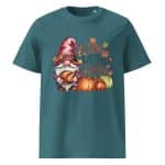 Unisex organic ribbed neck t-shirt - Gobble Till You Wobble - Image 29