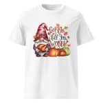 Unisex organic ribbed neck t-shirt - Gobble Till You Wobble - Image 57