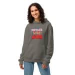 Oversized heavyweight hoodie - Dog Mother Wine Lover - Image 17