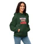 Oversized heavyweight hoodie - Dog Mother Wine Lover - Image 14