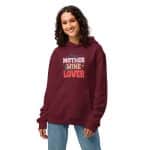 Oversized heavyweight hoodie - Dog Mother Wine Lover - Image 13