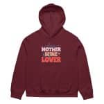 Oversized heavyweight hoodie - Dog Mother Wine Lover - Image 29
