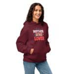 Oversized heavyweight hoodie - Dog Mother Wine Lover - Image 12