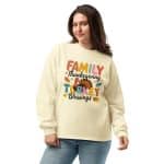 Premium heavyweight long sleeve shirt - Family Thanksgiving Turkey Blessings - Image 8