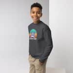 Youth crewneck sweatshirt - I Do What I Want - Image 14