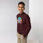 Youth crewneck sweatshirt - I Do What I Want - Image 15