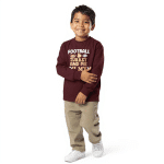Youth crewneck sweatshirt - Football Turkey And Pie Oh My!