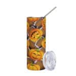 Stainless steel tumbler - Pumpkin Tumbler, Football - Image 5