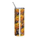 Stainless steel tumbler - Pumpkin Tumbler, Football - Image 13