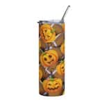Stainless steel tumbler - Pumpkin Tumbler, Football - Image 14