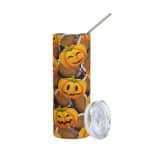 Stainless steel tumbler - Pumpkin Tumbler, Football - Image 6