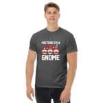 Unisex classic tee - Pretend I'm a Christmas Gnome - Image 14