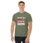 Unisex classic tee - Pretend I'm a Christmas Gnome - Image 18