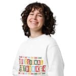Unisex eco sweatshirt - Professional Overthinker - Image 7