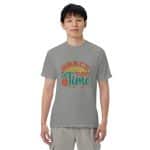 Unisex garment-dyed heavyweight t-shirt - Grace Wins Every Time - Image 11