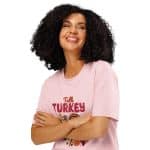 Unisex organic ribbed neck t-shirt - Talk Turkey To Me - Image 16