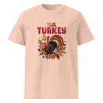 Unisex organic ribbed neck t-shirt - Talk Turkey To Me - Image 50