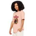 Unisex organic ribbed neck t-shirt - Talk Turkey To Me - Image 15