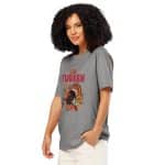 Unisex organic ribbed neck t-shirt - Talk Turkey To Me - Image 13