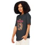 Unisex organic ribbed neck t-shirt - Talk Turkey To Me - Image 8