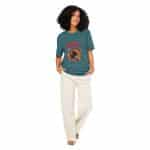 Unisex organic ribbed neck t-shirt - Talk Turkey To Me - Image 9
