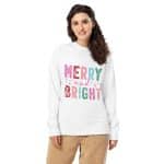 Unisex organic sweatshirt - Merry And Bright - Image 6