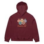 Oversized heavyweight hoodie - Festive AF - Image 32