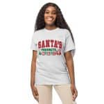 DryBlend® T-Shirt - Santa's Favourite Nurse - Image 9