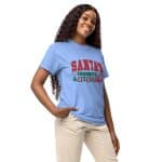 DryBlend® T-Shirt - Santa's Favourite Nurse - Image 5