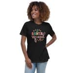 Women's Relaxed T-Shirt -  Santa Squad - Image 5