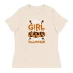 Women's Relaxed T-Shirt - Just A Girl Who Loves Halloween