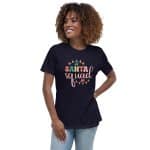 Women's Relaxed T-Shirt -  Santa Squad - Image 3