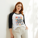 3/4 sleeve raglan shirt - Grace Upon Grace