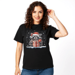 Unisex garment-dyed heavyweight t-shirt - Christmas Raccon Lover - Image 3