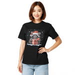 Unisex garment-dyed heavyweight t-shirt - Christmas Raccon Lover - Image 2