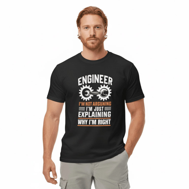 Comfort Colors Unisex garment-dyed heavyweight t-shirt with engineer phrase "I'm Not Arguing, I'm Just Explaining Why I'm Right"