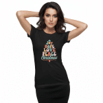 Women's Relaxed T-Shirt - Joy Hope Love Peace Christmas
