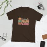 Short-Sleeve Unisex T-Shirt - Give Thanks Pumpkin to the Lord - Image 16