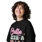 Unisex eco sweatshirt - Cutie With A Booty - Image 4