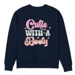 Unisex eco sweatshirt - Cutie With A Booty - Image 8