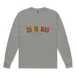 Garment-dyed heavyweight long-sleeve shirt - Christmas Vibes - Image 18