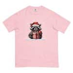 Unisex garment-dyed heavyweight t-shirt - Christmas Raccon Lover - Image 41