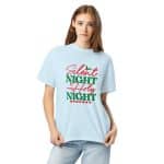 Unisex garment-dyed heavyweight t-shirt - Silent Night Holy Night - Image 15
