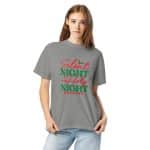 Unisex garment-dyed heavyweight t-shirt - Silent Night Holy Night - Image 9