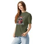Unisex garment-dyed heavyweight t-shirt - Christmas Raccon Lover - Image 11