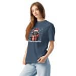 Unisex garment-dyed heavyweight t-shirt - Christmas Raccon Lover - Image 10