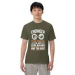 Unisex garment-dyed heavyweight t-shirt -  Engineer I'm Not Aruning I'm Just Explaining Why I'm Right - Image 15