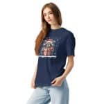 Unisex garment-dyed heavyweight t-shirt - Christmas Raccon Lover - Image 8