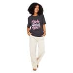 Unisex organic ribbed neck t-shirt - Girls Support Girls - Image 13